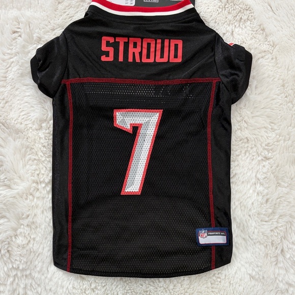 NFL Houston Texans Black Pet Jersey,Size L - Picture 7 of 16